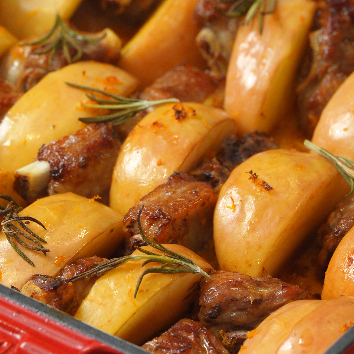 Apple-Baked BBQ Pork Ribs