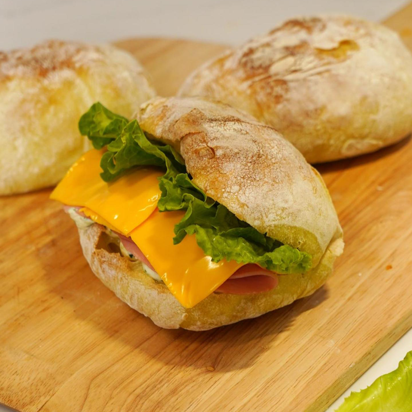 Cucumber Juice Ciabatta Sandwiches