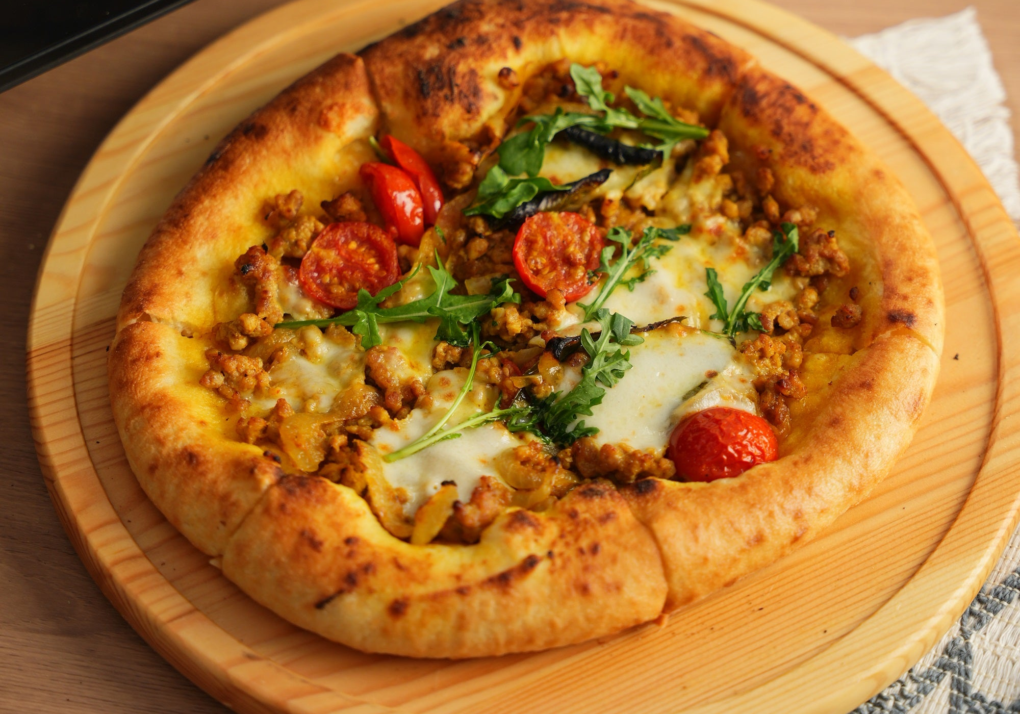 Curry Meat Sauce Pizza Recipe | Italian Pizza Meets Thai Yellow Curry