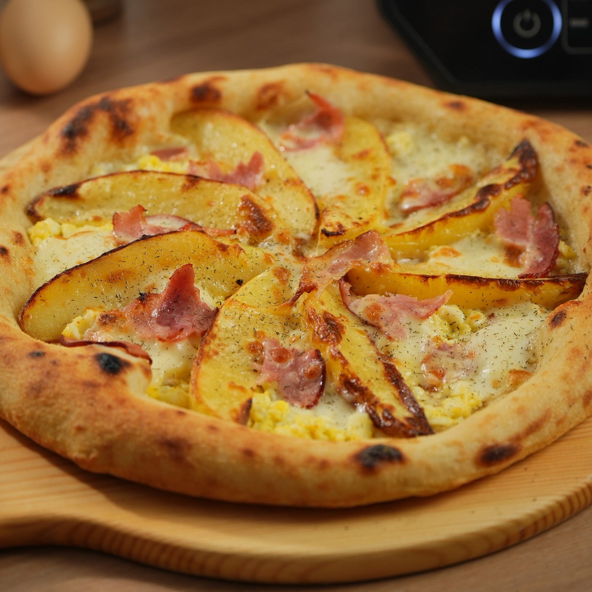 Potato Wedge & Bacon Pizza Recipe