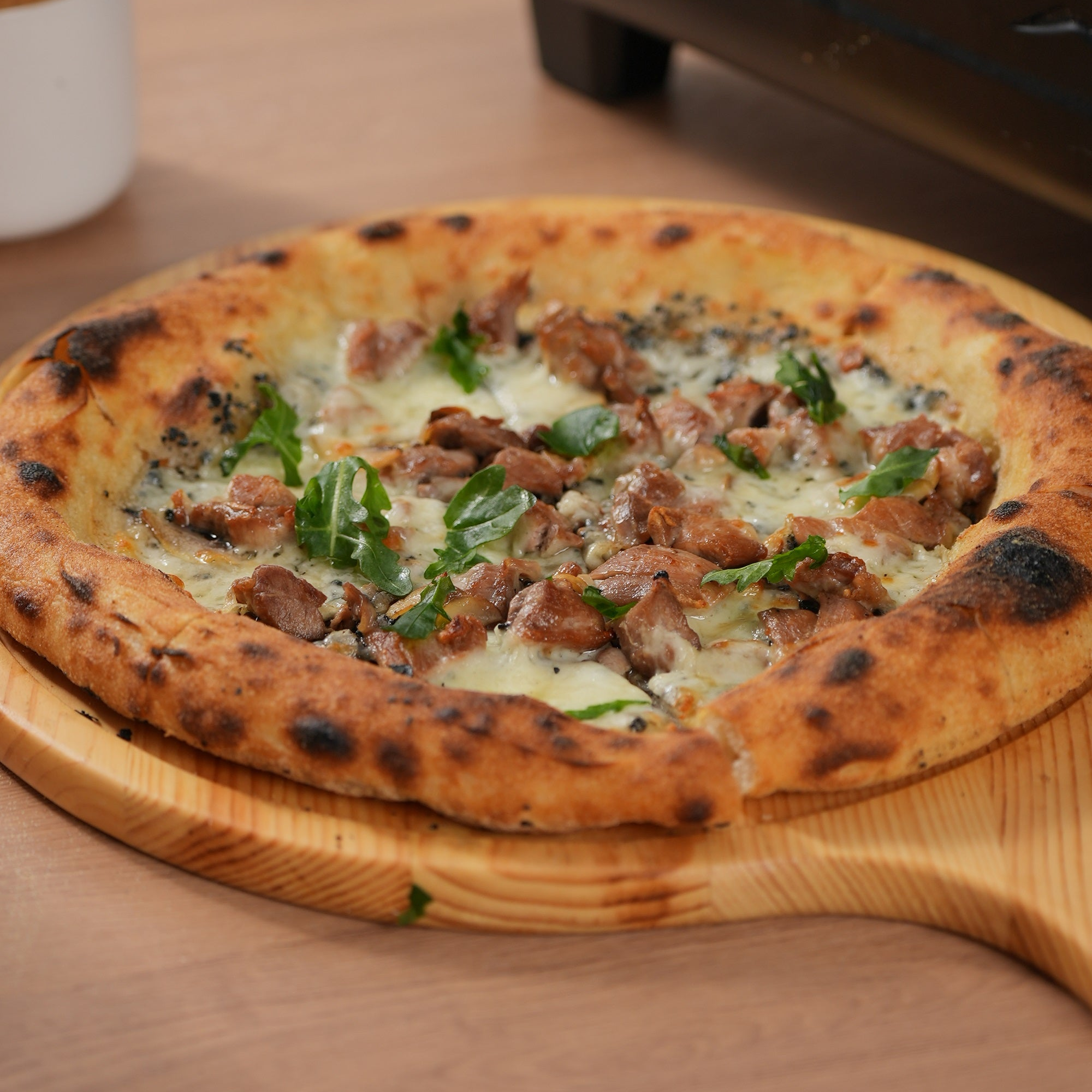 Black Truffle Mushroom Chicken Pizza Recipe | Wholesome & Luxurious Flavour