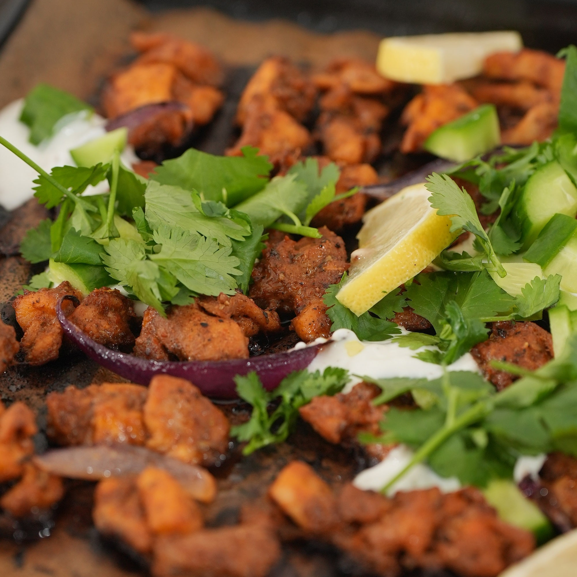 Chicken Shawarma Bake Recipe | Aromatic Yogurt-Marinated Chicken Thighs