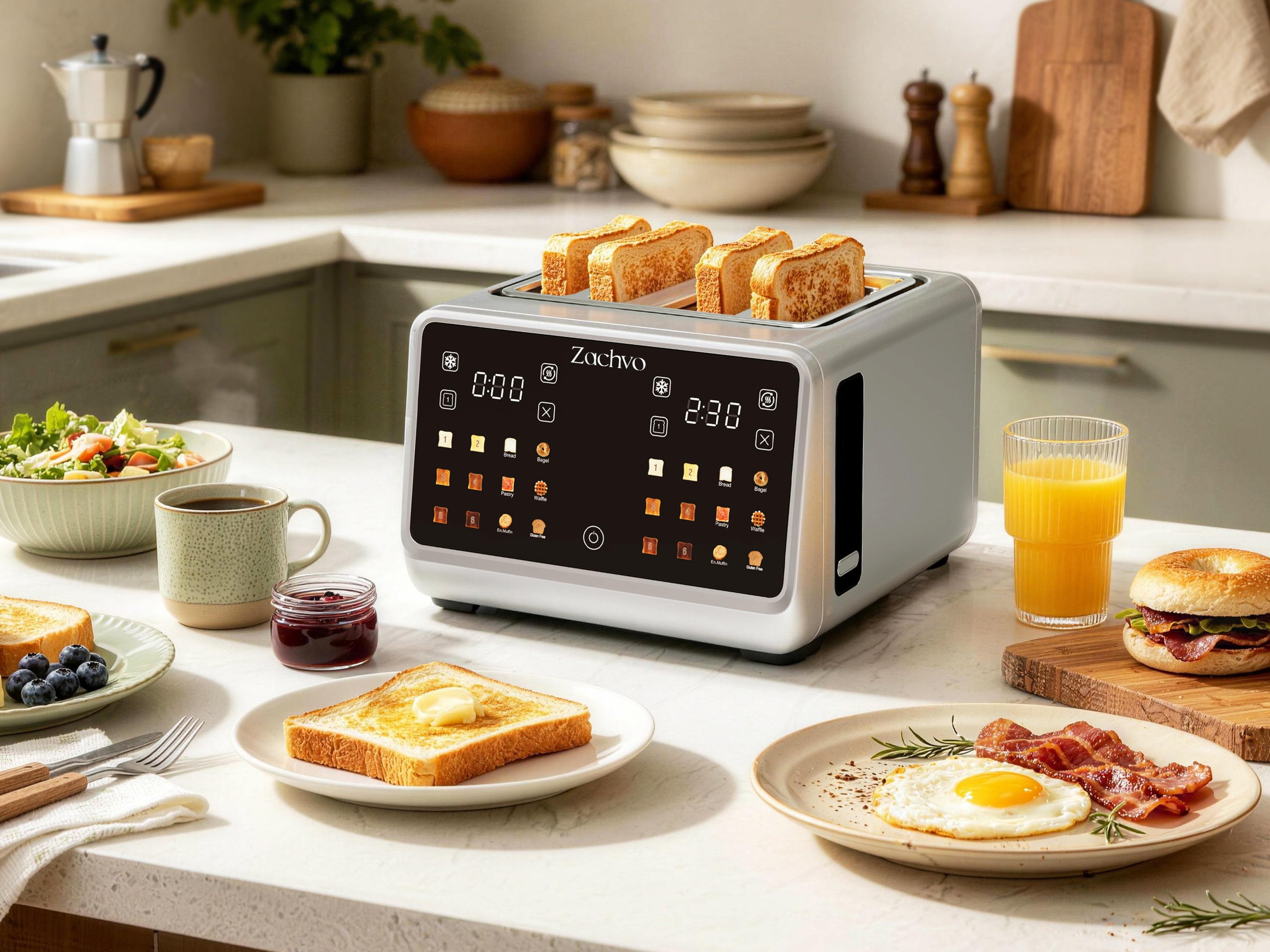 Pizza Oven, Coffee Machine, Toaster, Dispensers, Slow Juicer – ZACHVO
