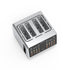 4-slice toaster with independent dual controls for different bread types