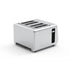 Wide slot toaster for bagels, thick toast and artisan bread