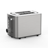 2-slice toaster with LED countdown display for breakfast timing